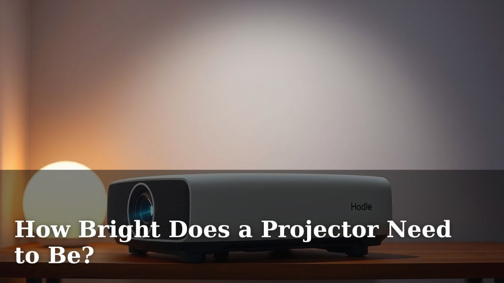 How Bright Does a Projector Need to Be?
