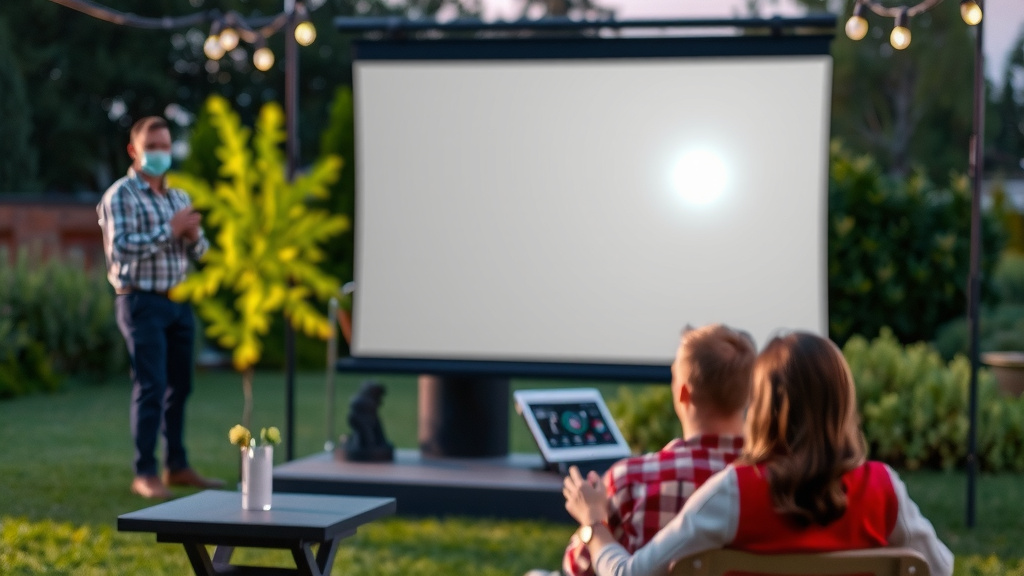 Choosing Your Outdoor Projector's Brightness Level