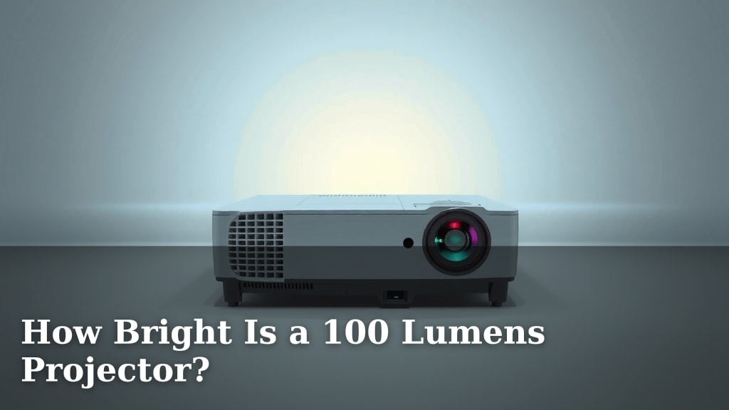 How Bright Is a 100 Lumens Projector?