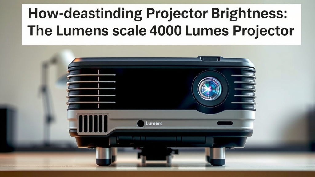 Understanding Projector Brightness: The Lumens Scale