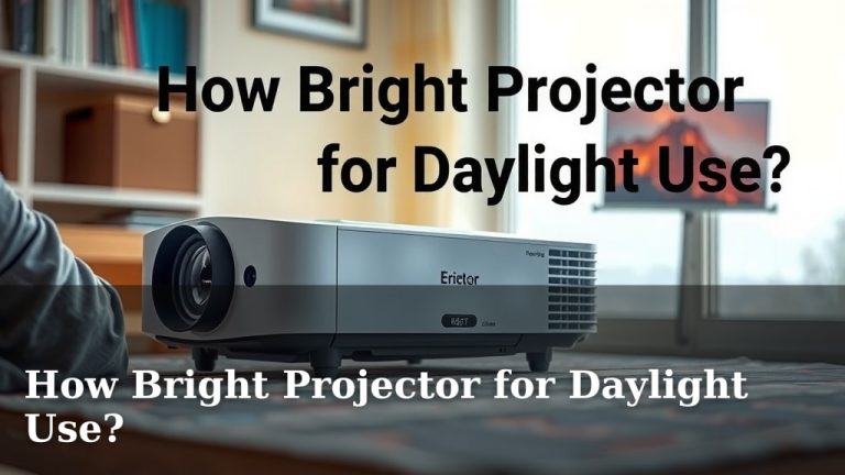 How Bright Projector for Daylight Use?
