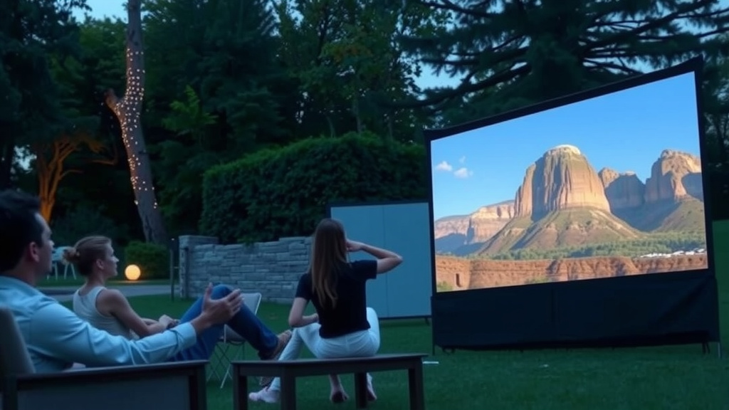 Projecting Your Movie Outdoors During Daylight Hours