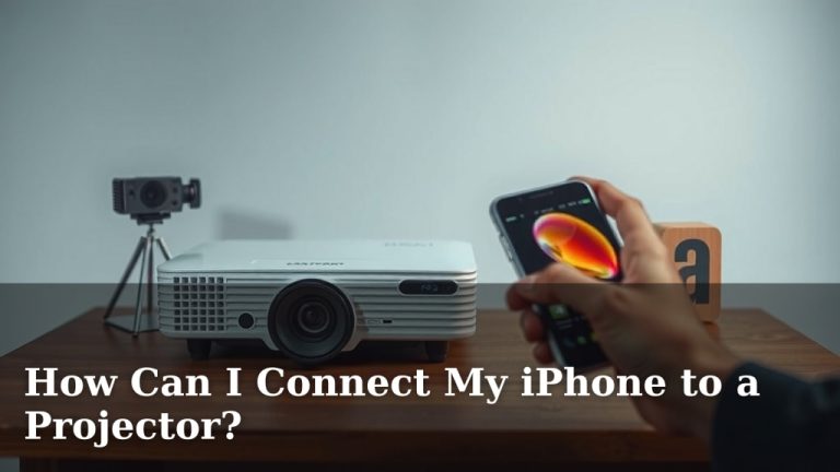 How Can I Connect My iPhone to a Projector?
