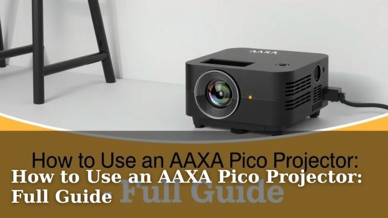 How to Use an AAXA Pico Projector: Full Guide