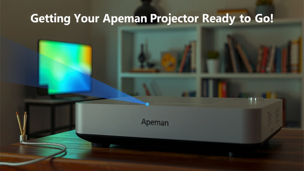 Getting Your Apeman Projector Ready to Go