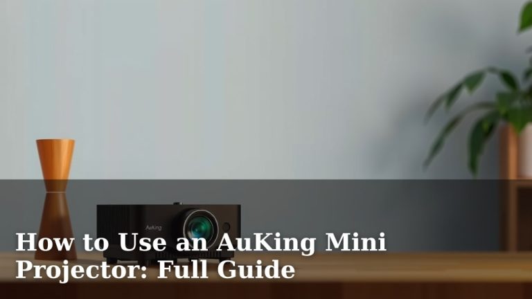How to Use an AuKing Mini Projector: Full Guide