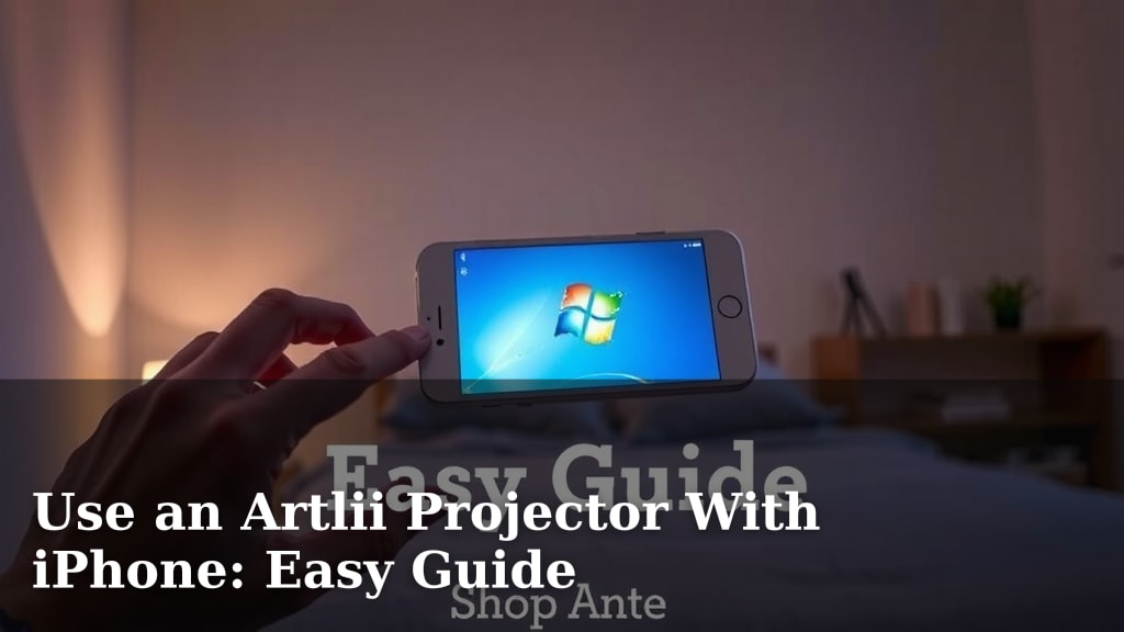 Use an Artlii Projector With iPhone: Easy Guide