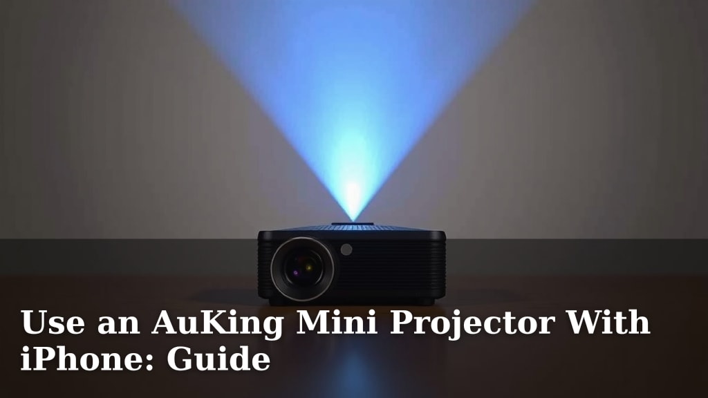 Use an AuKing Mini Projector With iPhone: Guide