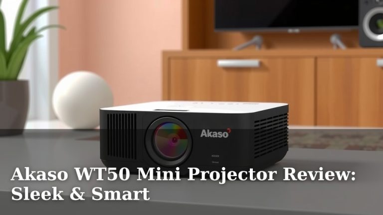 Akaso WT50 Mini Projector Review: Sleek & Smart