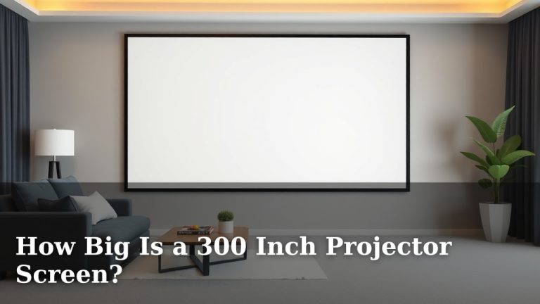 How Big Is a 300 Inch Projector Screen?