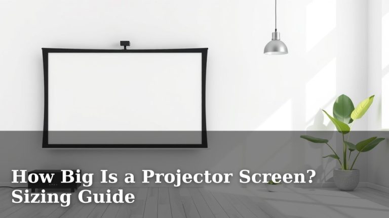 How Big Is a Projector Screen? Sizing Guide