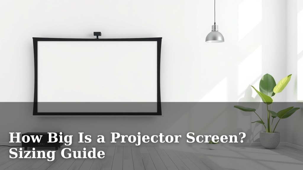 How Big Is a Projector Screen? Sizing Guide