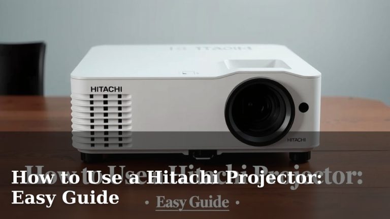 How to Use a Hitachi Projector: Easy Guide